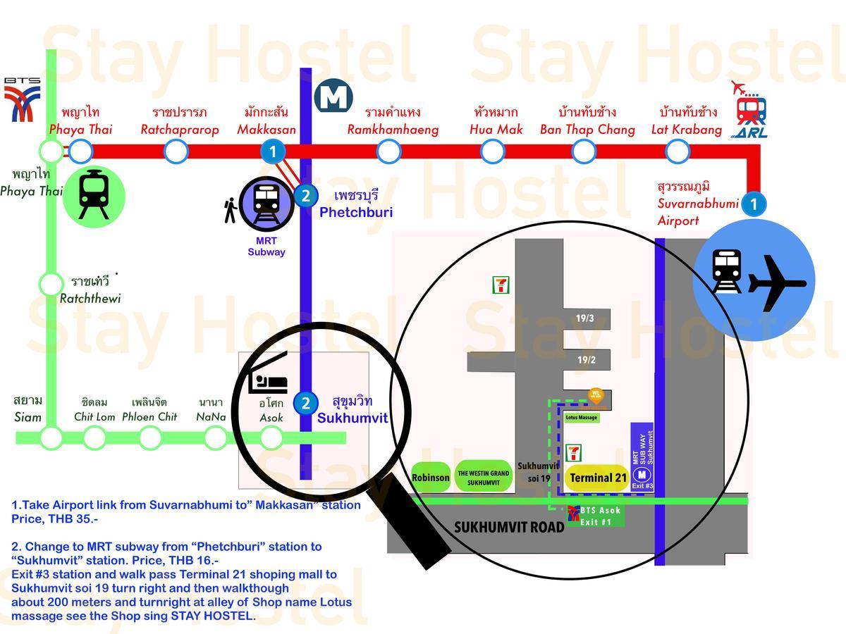 Stay Hostel Bangkok Eksteriør bilde